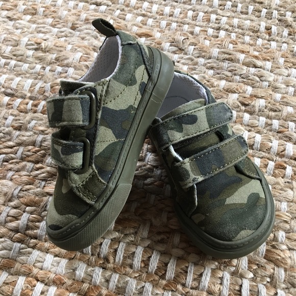 GAP Other - Baby Gap Camo Strap Sneakers